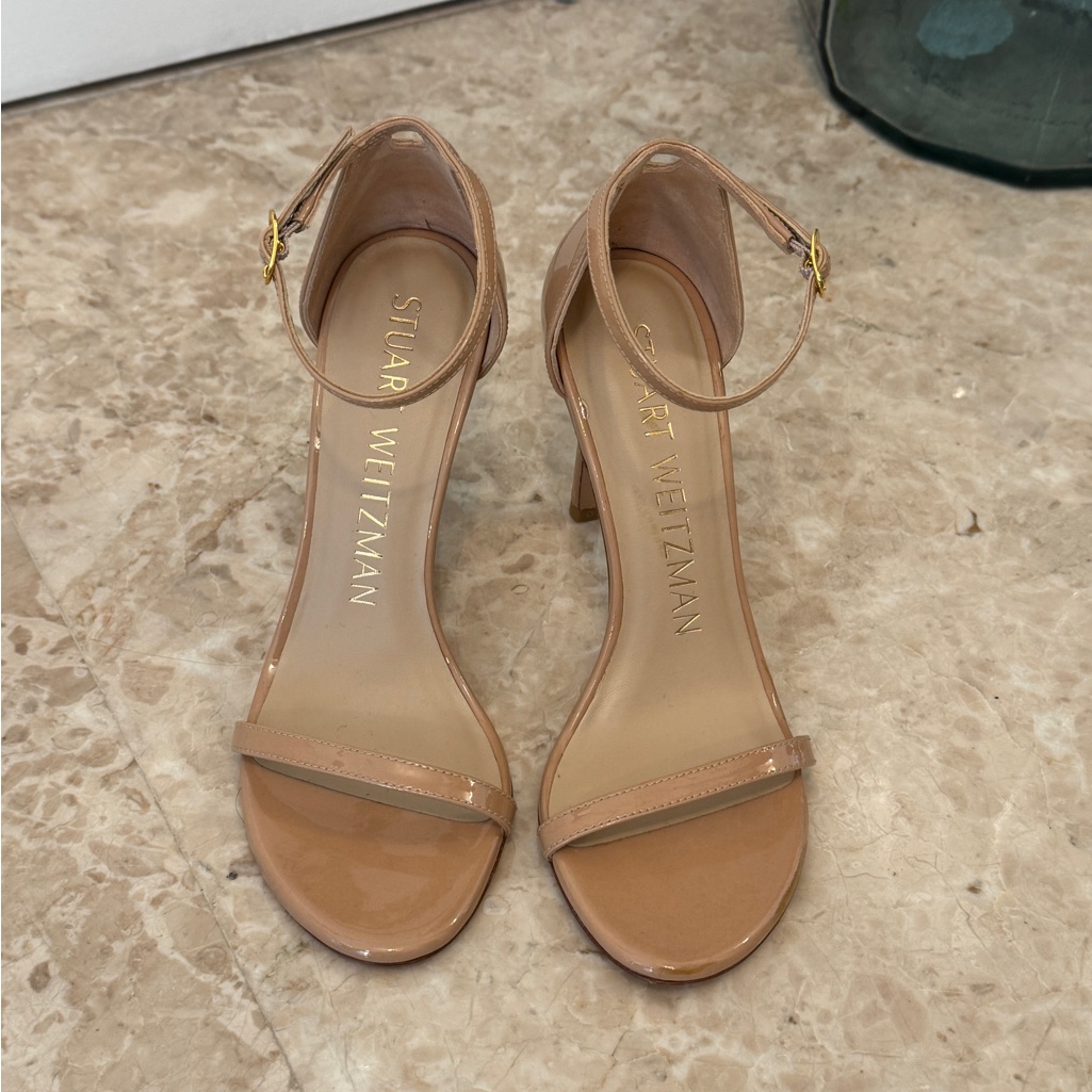 Stuart Weitzman Nudistcurve 100 High Heel Sandals